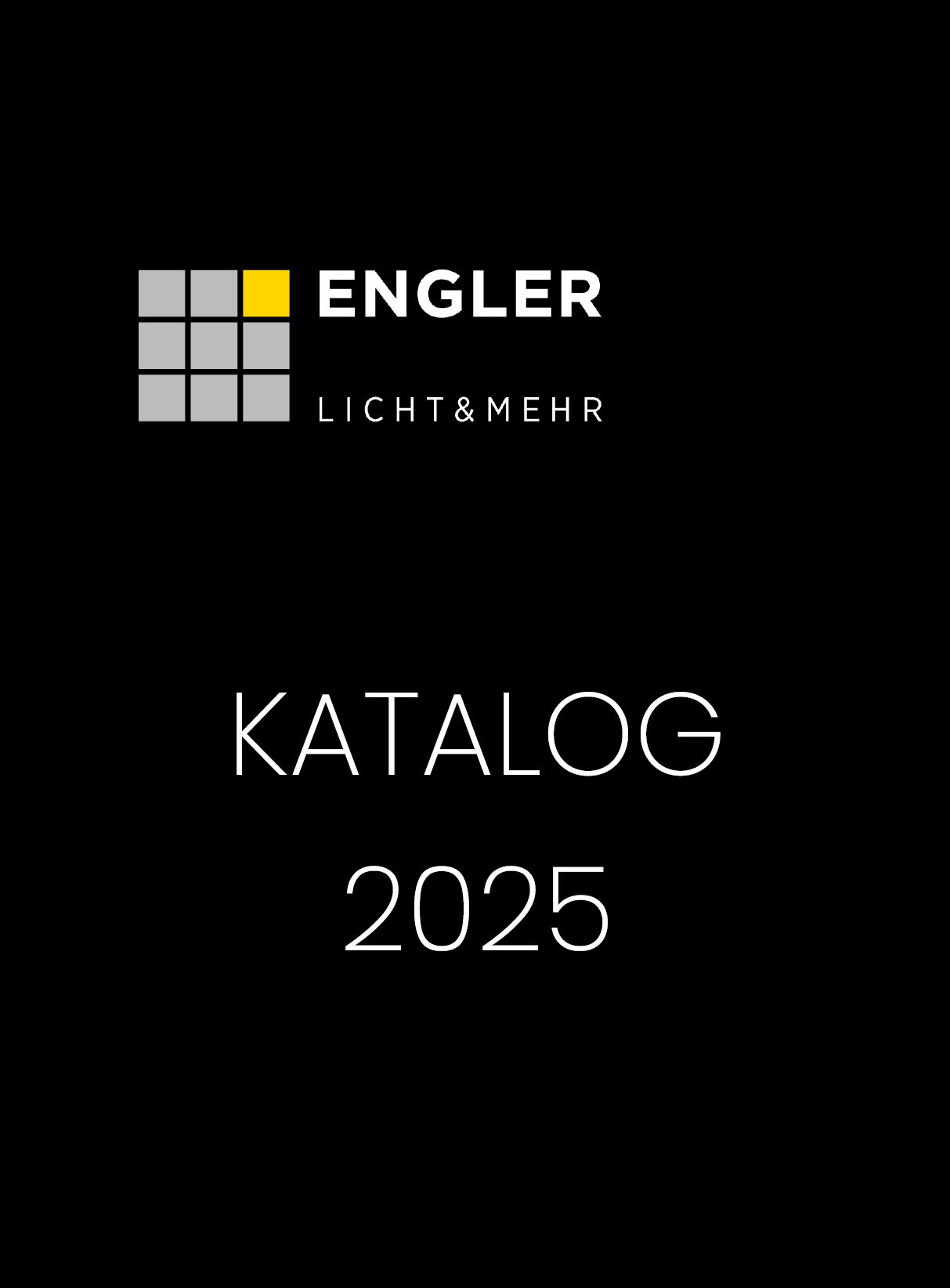 Titelseite Engler Licht Katalog 2025